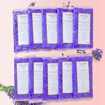 ELLA BELLA Paraffin Wax Refill Lavender  Therapeutic Hand & Foot Wax for Paraffin Bath  Deep Moisturizing & Soothing Relief  Compatible with our Wax Machine