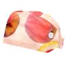 2 Pieces Scrub Caps Women Ponytail Scrub Cap Nursing Scrub Caps for Home Peach Fruits view 1