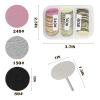 120pcs Nail Drill Replaceable Sandpaper Discs,25mm Metal Nail Drill Bits Sanding Paper Discs for Manicure Dead Skin Callus Removal Tools (#80#150#240) view 2