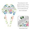 2 Pieces Scrub Caps Women Scrub Caps Women Satin Lined Nurse Scrub Cap for Beauty Salon Rose Branch Flowers view 4
