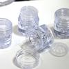 100PCS Mini Makeup Containers Nail Supplies, Small Containers with Lids Cosmetic Tiny Jars Nail Powder Container view 4