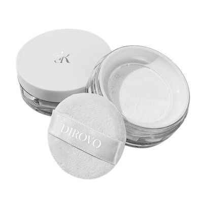1PC Dirovo Long Lasting Facial Loose Setting Powder Foundation Powder, Extra Fine Oil Control Moisturizing Foundation Powder