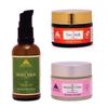 Anaghaya Wellness Trio: Menopause Cream, Hydrating Body Milk, and Radiant Face Mask with Sandalwood, Ganges Water, and Clarified Butter view 1
