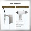2024 New Upgraded Automatic Dreadlock Machine with 6/8/10/12/14/16mm Braided Holes, Portable Instant Dreadlocks Maker for Easy DIY Dreadlocks, for Braided Hair Extensions view 4