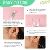 180 PCS Ear Hole Ear Care Kit Disposable Earrings Hole Cleaner Ear Piercing Care Cleaning Tool Ear Hole Cleaning Line Ear Piercing Cleaning Floss for Girls Women Men, Green view 4