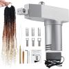 Loc Machine for Dreadlocks, New Upgraded Automatic Dreadlock Machine, DIY Portable Electric Dreadlock Maker, 6 Interchangeable Holes Dreadlocks Machine, Safe Fast Styling view 1