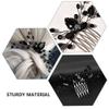 AOKWAWALIY 2pcs Bride Bridesmaids Hair Combs Wedding Hair Comb Rhinestone Inlaid Hair Combs Bride Hair Comb Women Hair Side Combs view 2