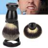 Shaving Brush Stand, Shaving Brush Stand Rinse and for Shaving Professional Acrylic Compact Beard Grooming Tool Holder for Home Personal and Professional Salon Use view 3