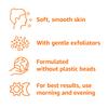 Amazon Basics Replenishing Cleanser Exfoliating Face Wash, Unscented, 6.78 fl oz (Pack of 3) view 3