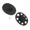 Naroote Hair Tool Organizer, Plastic Round Hair Brush Comb Holder Display Rack for Salons and Home Use view 2