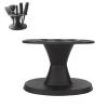 Naroote Hair Tool Organizer, Plastic Round Hair Brush Comb Holder Display Rack for Salons and Home Use view 4