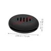 Healeved 2pcs Silicone Makeup Sponge Holder Travel Case Portable Beauty Sponge Organizer Ample Storage for Easy Access and Versatility Lightweight and Shatterproof Design Black view 2
