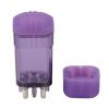 VINGVO Hair Oil Applicator, Scalp Applicator Roller Bottle 8ml Capacity Transparent Empty Scalp Oil Applicator Scalp Applicator Comb (Purple) view 1