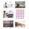 Stickers For Sunscreen, Detection Stickers Detection Stickers Sun Screen Patches 150pcs Sunscreen Stickers Round Shape Sun Detection Color Changing (Purple) view 3