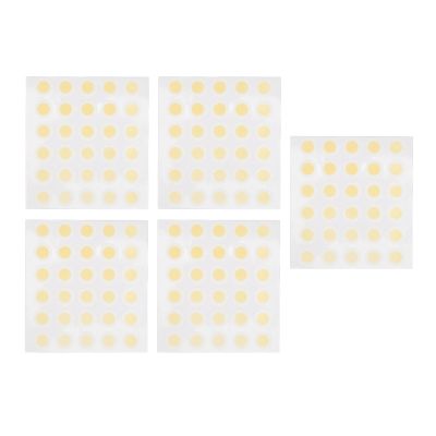 Stickers For Sunscreen, Detection Stickers Detection Stickers Sun Screen Patches 150pcs Sunscreen Stickers Round Shape Sun Detection Color Changing (Yellow)