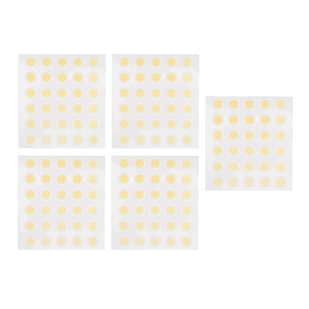 Stickers For Sunscreen, Detection Stickers Detection Stickers Sun Screen Patches 150pcs Sunscreen Stickers Round Shape Sun Detection Color Changing (Yellow)