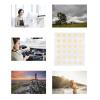 Stickers For Sunscreen, Detection Stickers Detection Stickers Sun Screen Patches 150pcs Sunscreen Stickers Round Shape Sun Detection Color Changing (Yellow) view 2