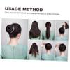 Beatifufu 6pcs Hair Bun Shaper Donut Wig Maker for Elegant Updo Styles Easy Use Chignon Hairpiece for All Hair Lengths Comfortable and Portable view 2