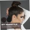 Beatifufu 6pcs Hair Bun Shaper Donut Wig Maker for Elegant Updo Styles Easy Use Chignon Hairpiece for All Hair Lengths Comfortable and Portable view 3