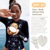 OLOVE Reef Safe Mineral Sunscreen SPF 33 Face + Body, Organic Cruelty Free Ingredients, Water Resistant, Plastic Free (2OZ) view 2