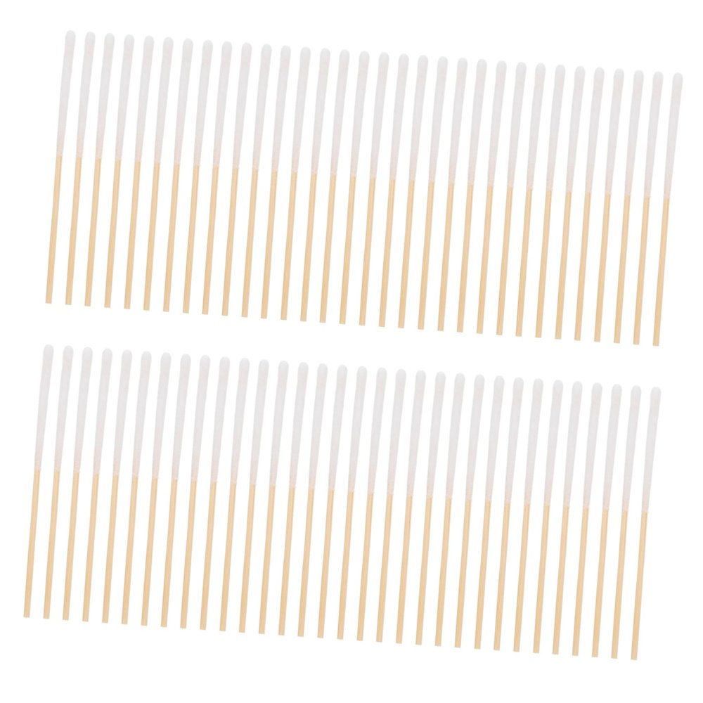 HAPINARY 300pcs Bamboo Cotton Swabs Thick Pointed Swabs for Makeup and Personal Care Non-linting Beauty Accessory for Reach Areas and Cleaning