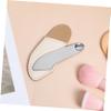 AUTSUPPL Stainless Steel Makeup Mixing Palette Foundation Scoop Cosmetic Spoon for Mixing view 4