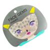 Leopard Face Jewels,Rhinestone Leopard Face Glitter Crystal Sticker for Kids,2-Pack view 2