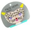 Leopard Face Jewels,Rhinestone Leopard Face Glitter Crystal Sticker for Kids,2-Pack view 3