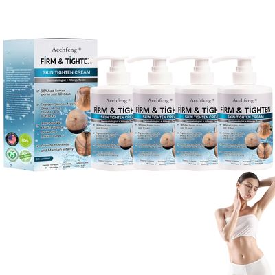 dooeka Aeehfengf Firm Tighten Skin Tighten Cream, skin tightening cream, Anti-Aging Neck Cream for Tightening and Wrinkles on Neck & Dcollet for Women Lifting, for All Skin Types (4 Bottle)