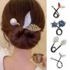 lazy hair curler bun maker,New hair twist bun maker,French Twist Hairstyle Bun Hair Accessories,Easy to use (A1) view 4