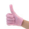 1Pair Moisturizing Spa Gloves Soft Cotton Gel Lining Gloves with Plant Essential Oil and Vitamin E Beauty Gloves for Dry Rough Hands Skin(Pink), moisturizing Gloves view 3