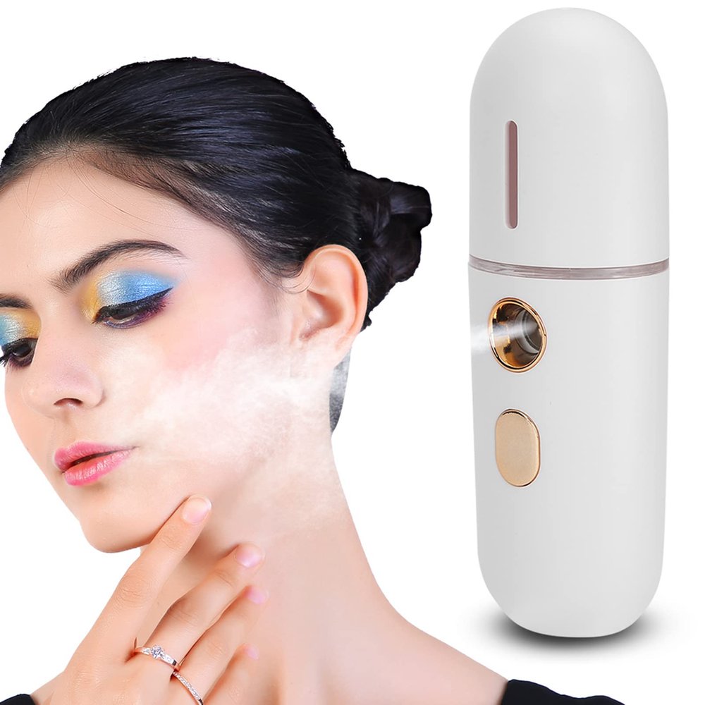 Face Mist Sprayer, USB Charging Face Sprayer Moisturizing Portable Face Humidifier Face Steamer