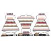 5 Tier Metal Wall Mounted Nail Polish Racks,Display Rack Cosmetic Display Case Lipstick Wall Shelf,Large Capacity Nail Polish Shelves for Homes, Stores, Cosmetics Stores (Black) view 1