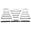 5 Tier Metal Wall Mounted Nail Polish Racks,Display Rack Cosmetic Display Case Lipstick Wall Shelf,Large Capacity Nail Polish Shelves for Homes, Stores, Cosmetics Stores (Black) view 2