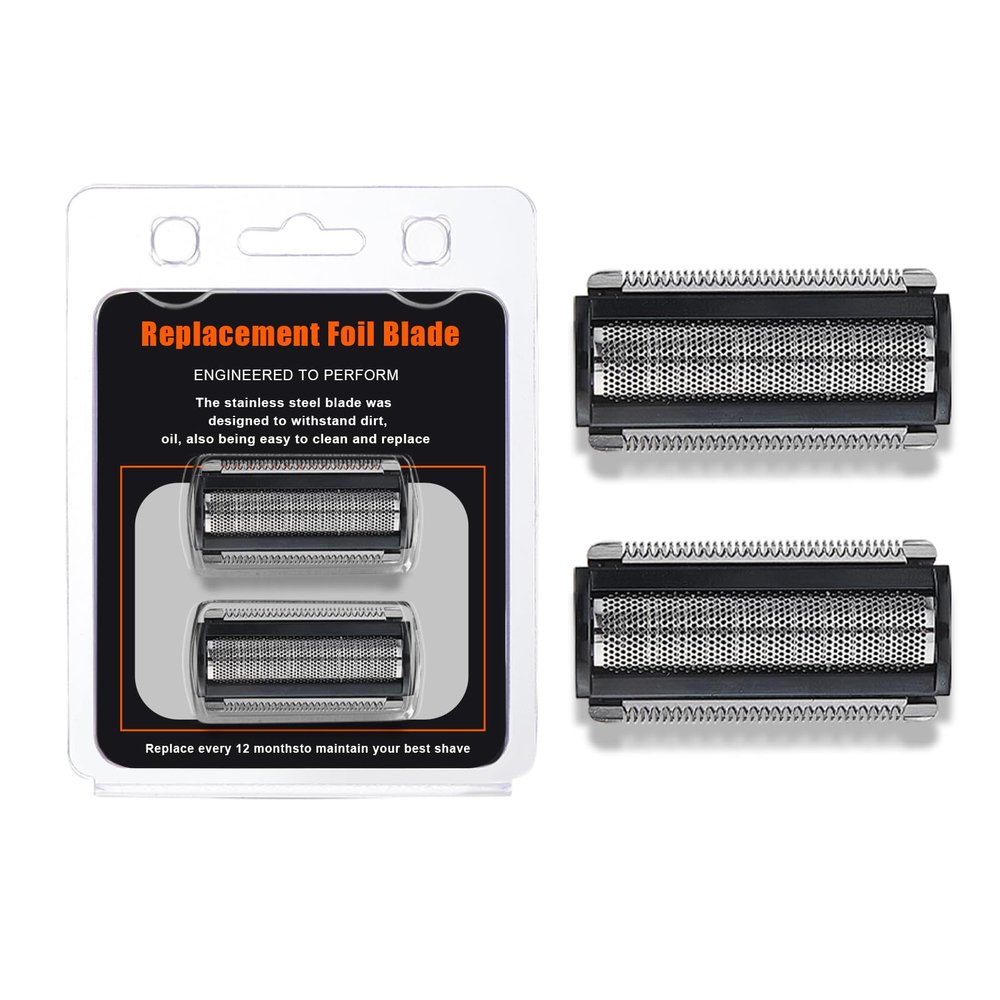 2 Pack Replacement Foil Blade Compatible with MANSCAPED The Lawn Mower 5.0 Ultra Hair Trimmer