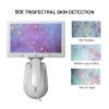 11inch UV Skin Analyzer Machine Professional Scalp Detector Hair Follicles Oil Moisture Tester Facial Skin Hair Analyser Machine Conforms to The Ergonomic Structure,50x Lens view 4