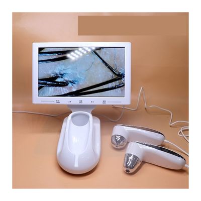 Professional Skin Hair Detector Scalp Hair Follicle Moisture/Skin Pores Pigment Magnifying Analyzer Skin Pigment Tester 11Inch Conforms to The Ergonomic Structure,200x and 50 Lens