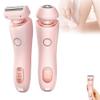 Electric Waterproof Shaver for Women,2 in 1 Portable Rechargeable Bikini Trimmer Wet & Dry (#01) view 1