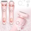 Electric Waterproof Shaver for Women,2 in 1 Portable Rechargeable Bikini Trimmer Wet & Dry (#01) view 2