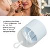Beauty Egg Holder, 5 Pcs Dust Proof Transparent Cover Removable Hollow Rack Hanging Makeup Sponge Travel Case view 3