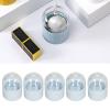 Beauty Egg Holder, 5 Pcs Dust Proof Transparent Cover Removable Hollow Rack Hanging Makeup Sponge Travel Case view 4