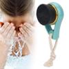 Facial Cleansing Brush Portable Bamboo Charcoal Fiber Facial Cleansing Brush Pore Cleaning Massage Brush for Deep Cleaning Gentle Exfoliating view 2