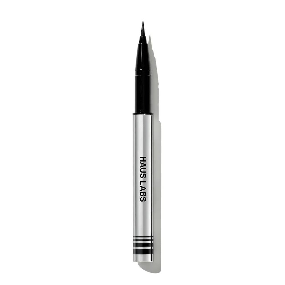 HAUS LABS BY LADY GAGA Clear Cut Waterproof Liquid Eyeliner Black Onyx (Matte Black) + Complimentary Sheet Face Masque