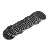 60 Pcs Stainless Steel Foot File Refills Foot File Replacement Pads Coarse Fine Pedicure File Refills Double Side Reusable Foot Rasp Pad, 60 Grit view 1