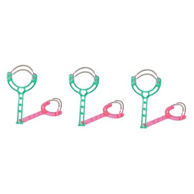 HAKIDZEL 6pcs Spring Facial Hair Removal Tool Dual Springs Epilator for Smooth Skin Handheld Hair Threader Random Pattern Colors