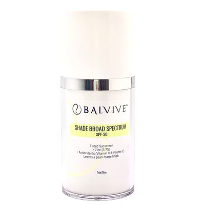 BALVIVE SPF 30 for Women - Tinted Sunscreen Moisturizer - Mineral Sunscreen with Zinc Oxide & Titanium Dioxide, Lightweight Daily Face Lotion with Complexion & Sun Protection, 1.75 fl. Oz