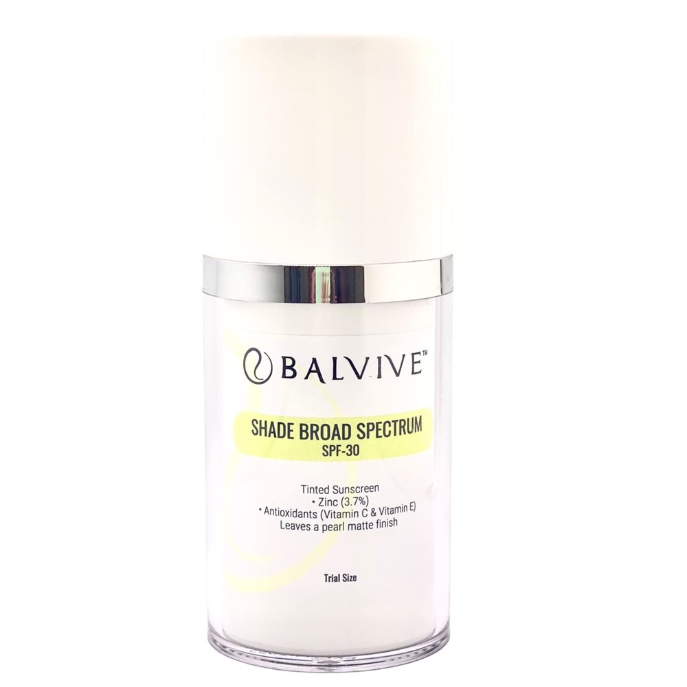 BALVIVE SPF 30 for Women - Tinted Sunscreen Moisturizer - Mineral Sunscreen with Zinc Oxide & Titanium Dioxide, Lightweight Daily Face Lotion with Complexion & Sun Protection, 1.75 fl. Oz