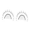 OATIPHO 100pcs Acrylic Ear Gauges Stretching Kit Stylish Horns Design for Men Women Comfortable Lightweight Ear Gauge Jewelry view 1