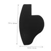 HAPINARY 3pcs Beard Thickener for Hairline Enhancing Card Barber Black Hairline Shaping Tool view 2