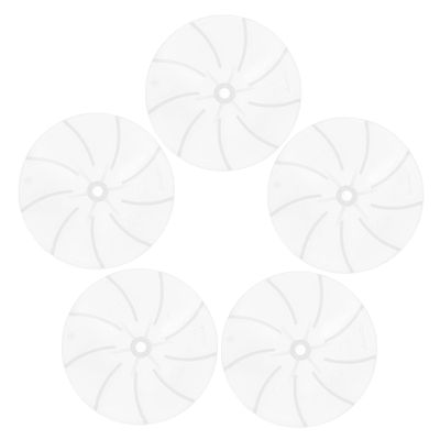 5pcs Hair Dryer Fan Blades Replacement Plastic Parts White